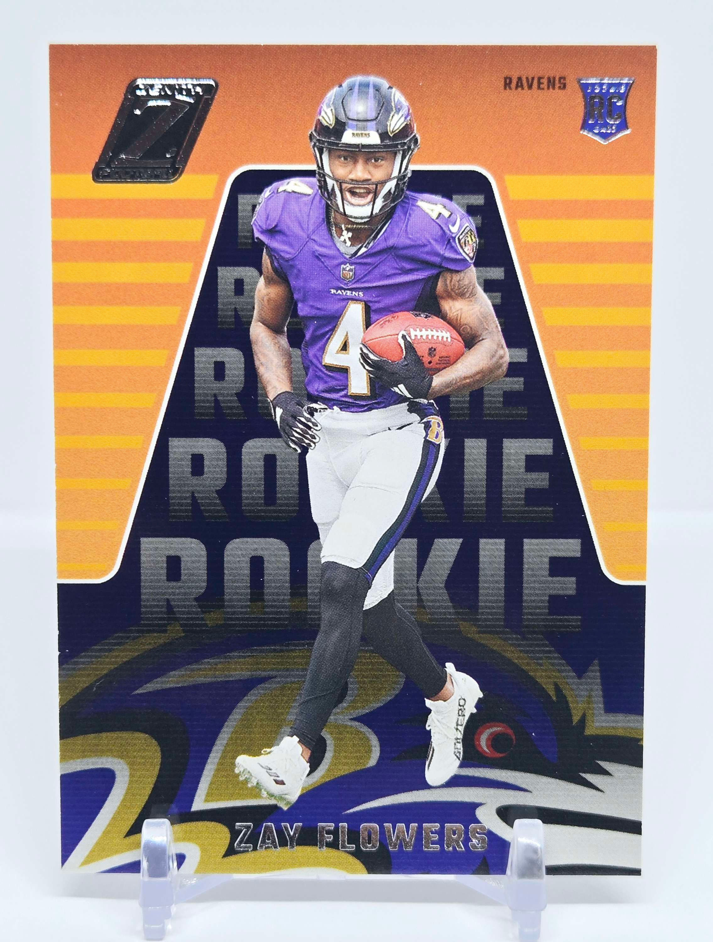 Zay Flowers 2023 Panini Zenith Football Rookie Card No 200 (Ravens)