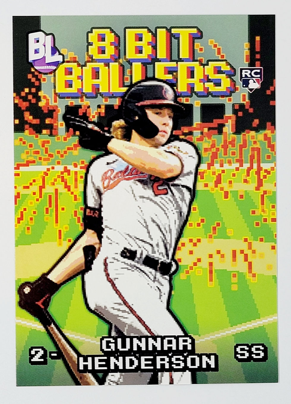 Thumbnail: 2023 Topps Big League Baseball "8-Bit Ballers" Inserts