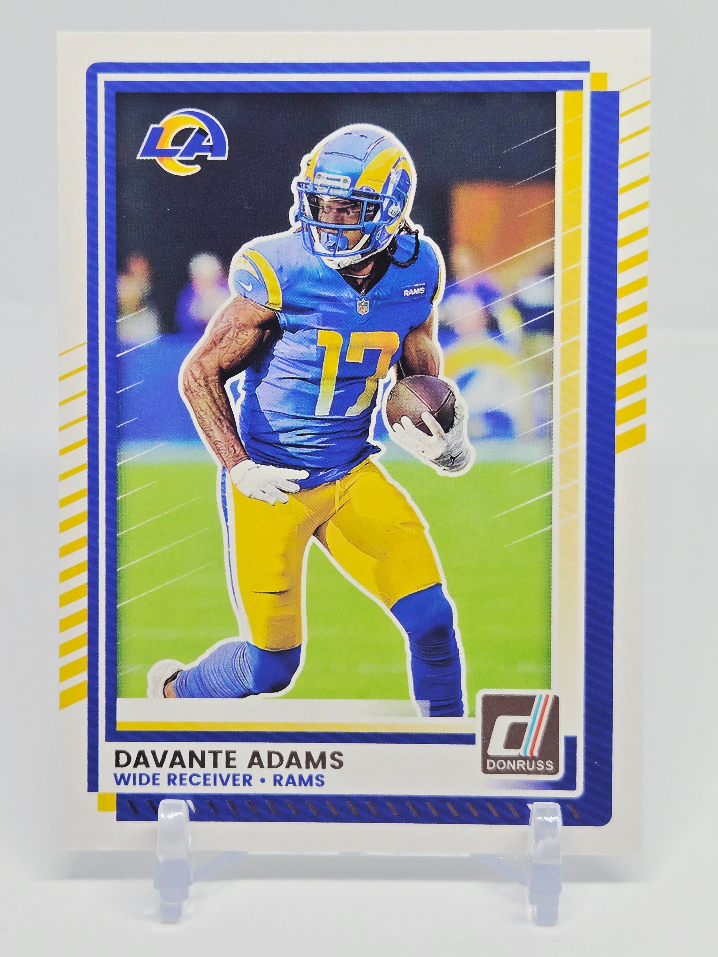 Davante Adams 2025 Panini Donruss Football Card No 82 (LAR)