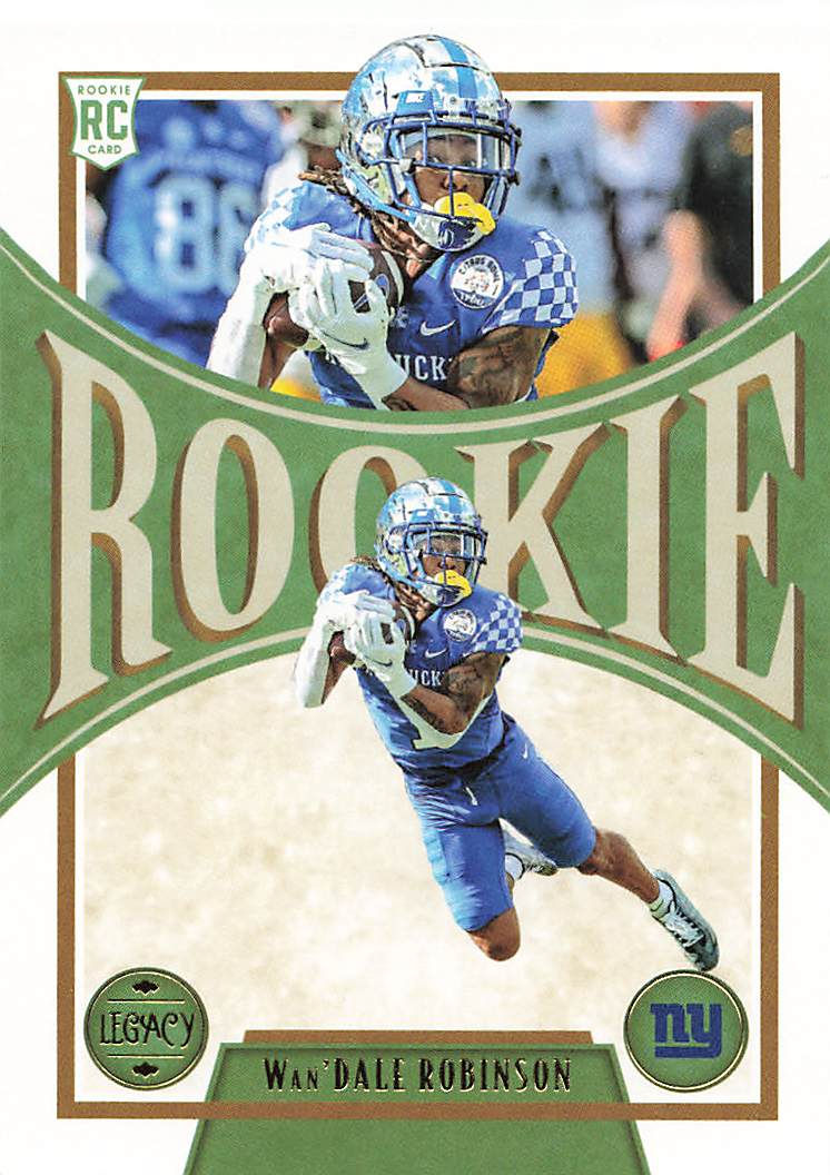 Thumbnail: 2022 Panini Legacy NFL Football Cards Drop-Down Menu: Rookies 186-200