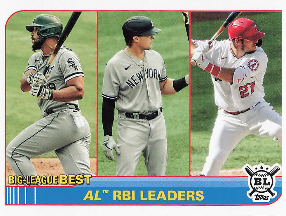 Thumbnail: 2021 Topps Big League Baseball "Big League Best" Subset Singles