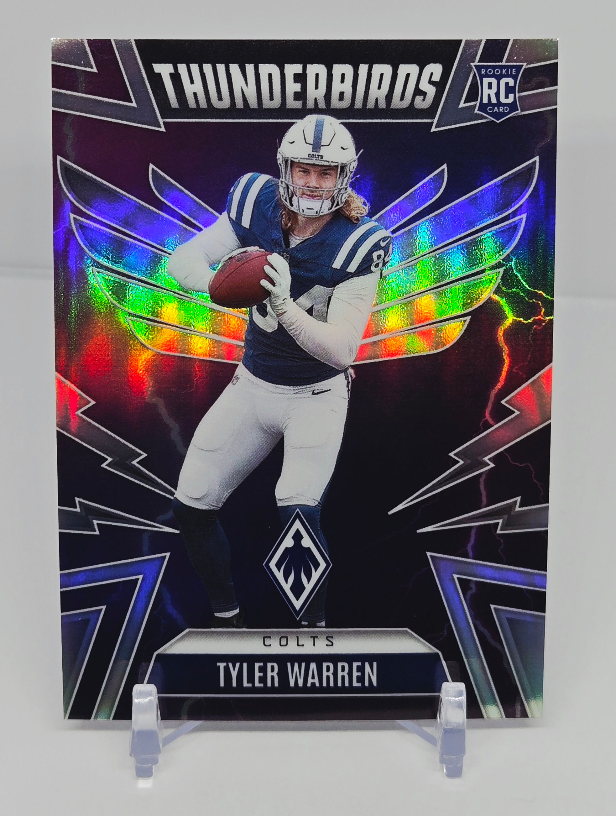 Tyler Warren 2025 Panini Phoenix Football Thunderbirds Rookie Insert (Colts)