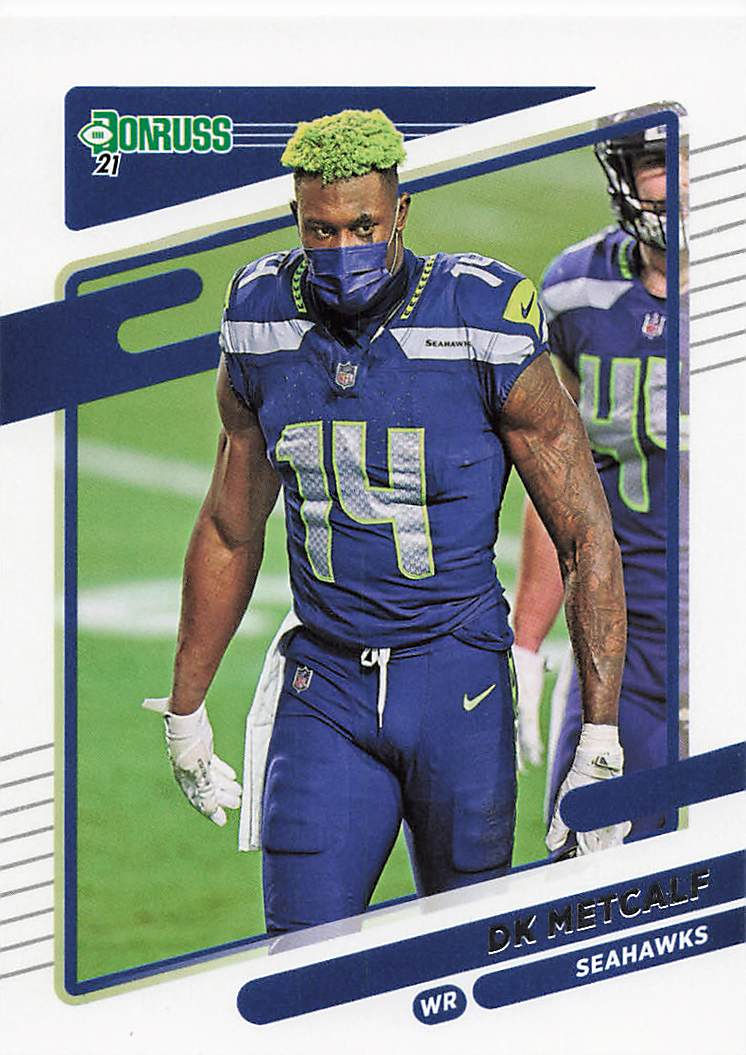 Thumbnail: 2021 Donruss Football Base No Helmet Photo Variation Cards (Option A)