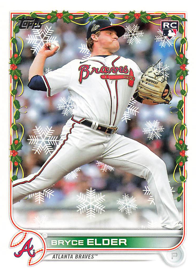 Thumbnail: 2022 Topps Holiday Baseball Rookies HW94 through HW118