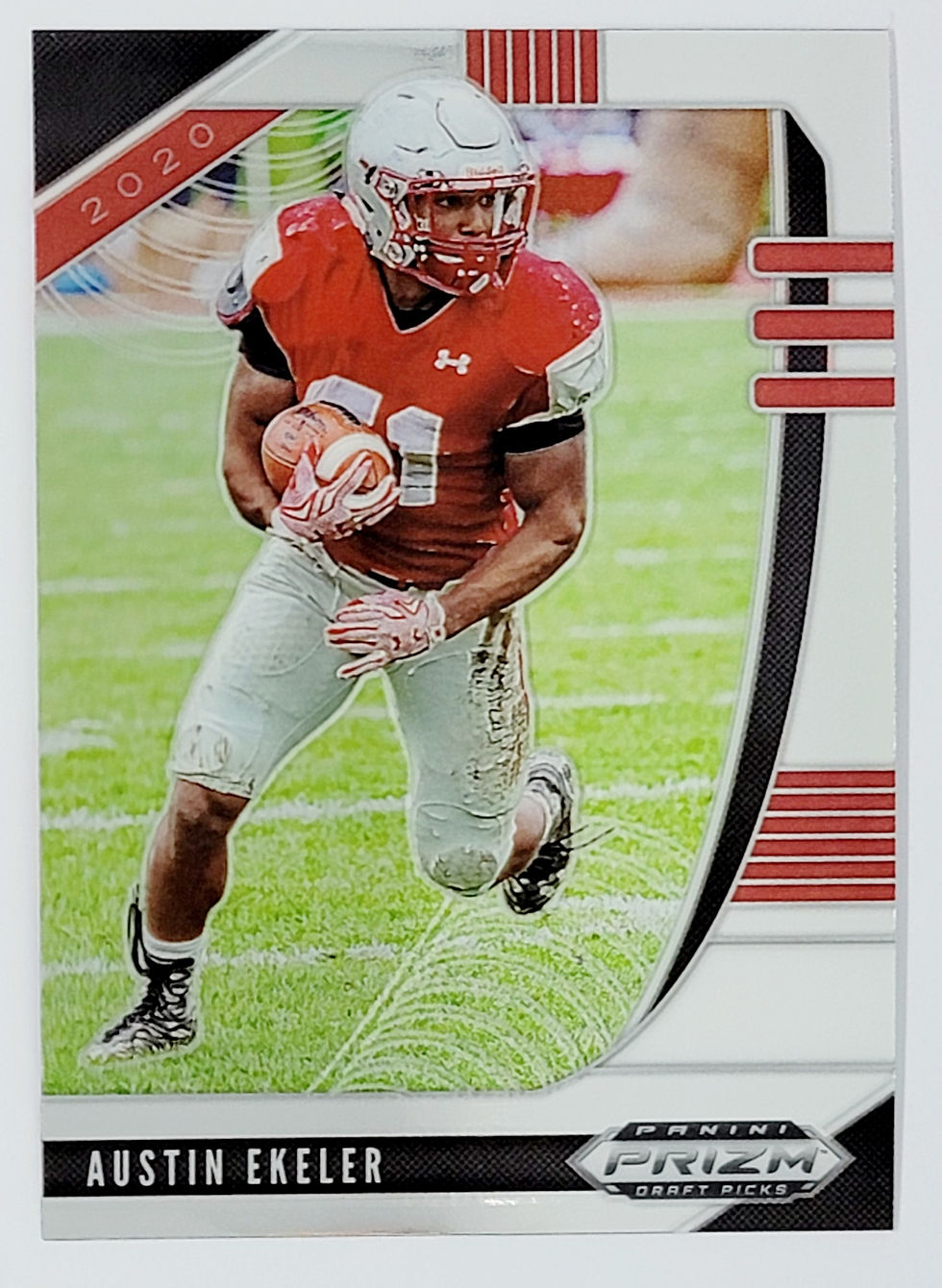 Austin Ekeler 2020 Panini Prizm Draft Picks Football Card No 8 (Chargers)