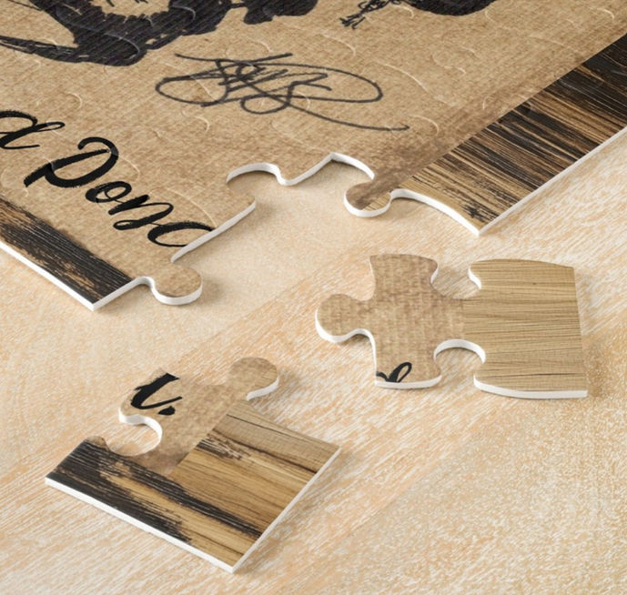 The Wayfarer of Rosewood Pond Variation 2 8x10 Inch 110 pc Collector Art Puzzle