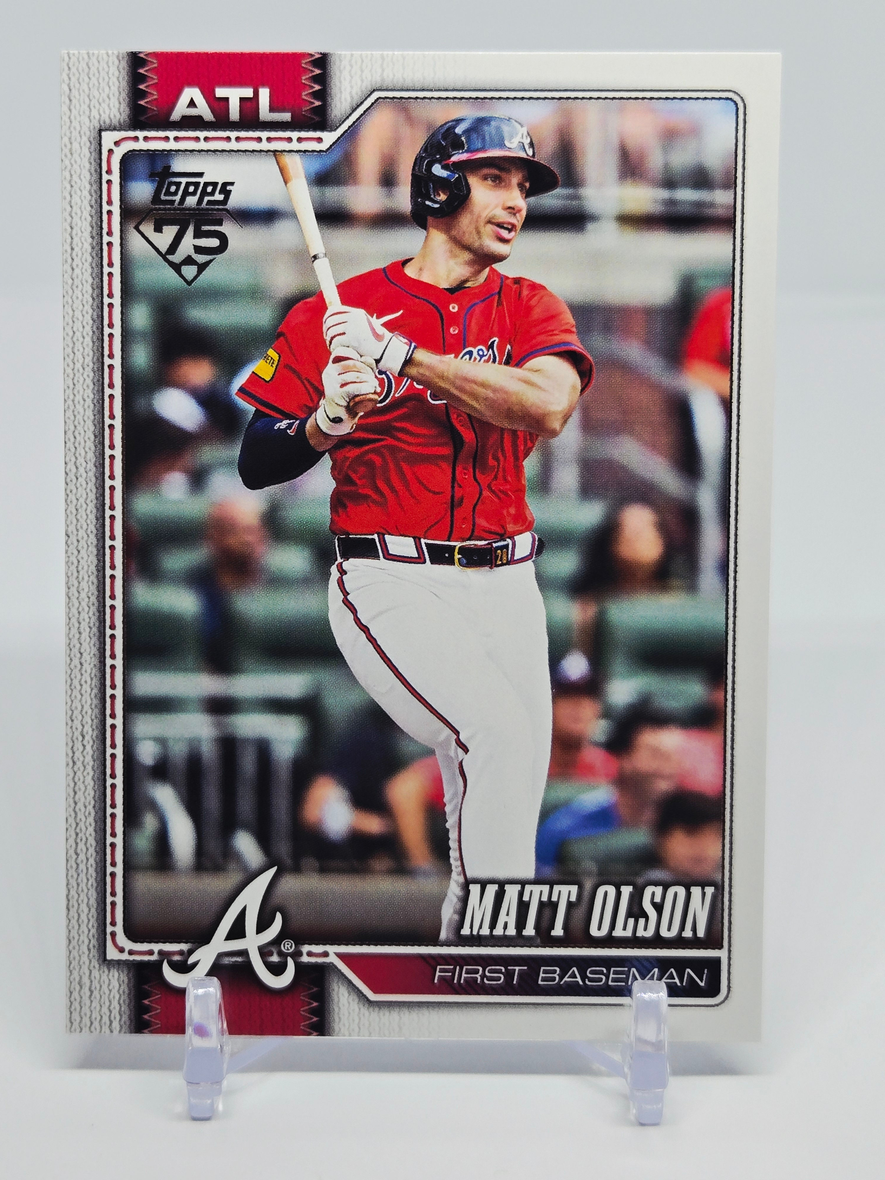 Matt Olson 2026 Topps Series 1 Baseball Card No 39 (ATL)