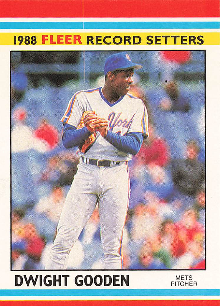 Thumbnail: 1988 Fleer Baseball Record Setters Set Cards 1-15: Select from Drop-Down Menu