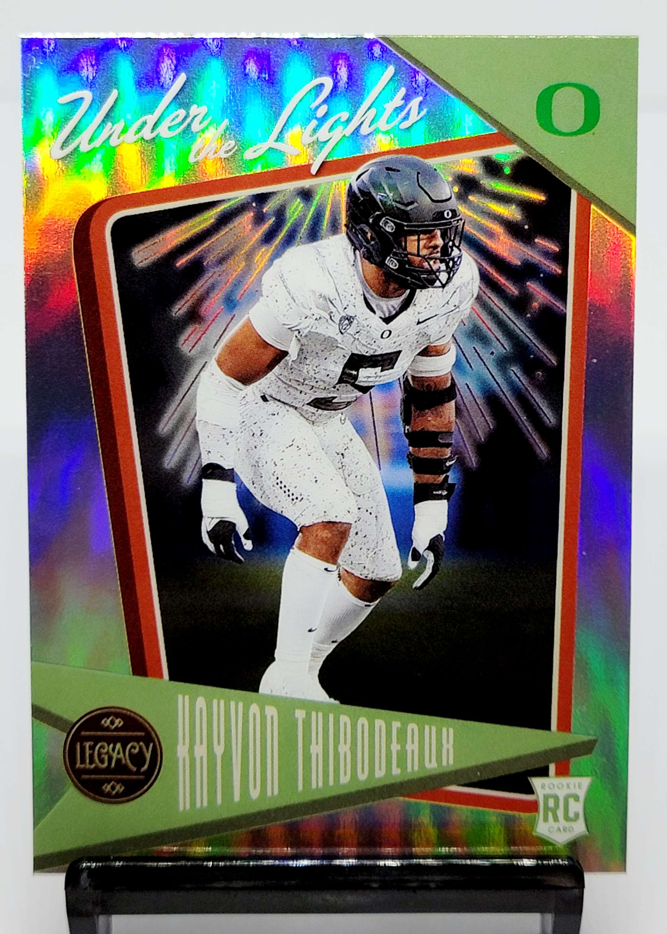Kayvon Thibodeaux 2022 Panini Legacy Under The Lights Silver Rookie Parallel