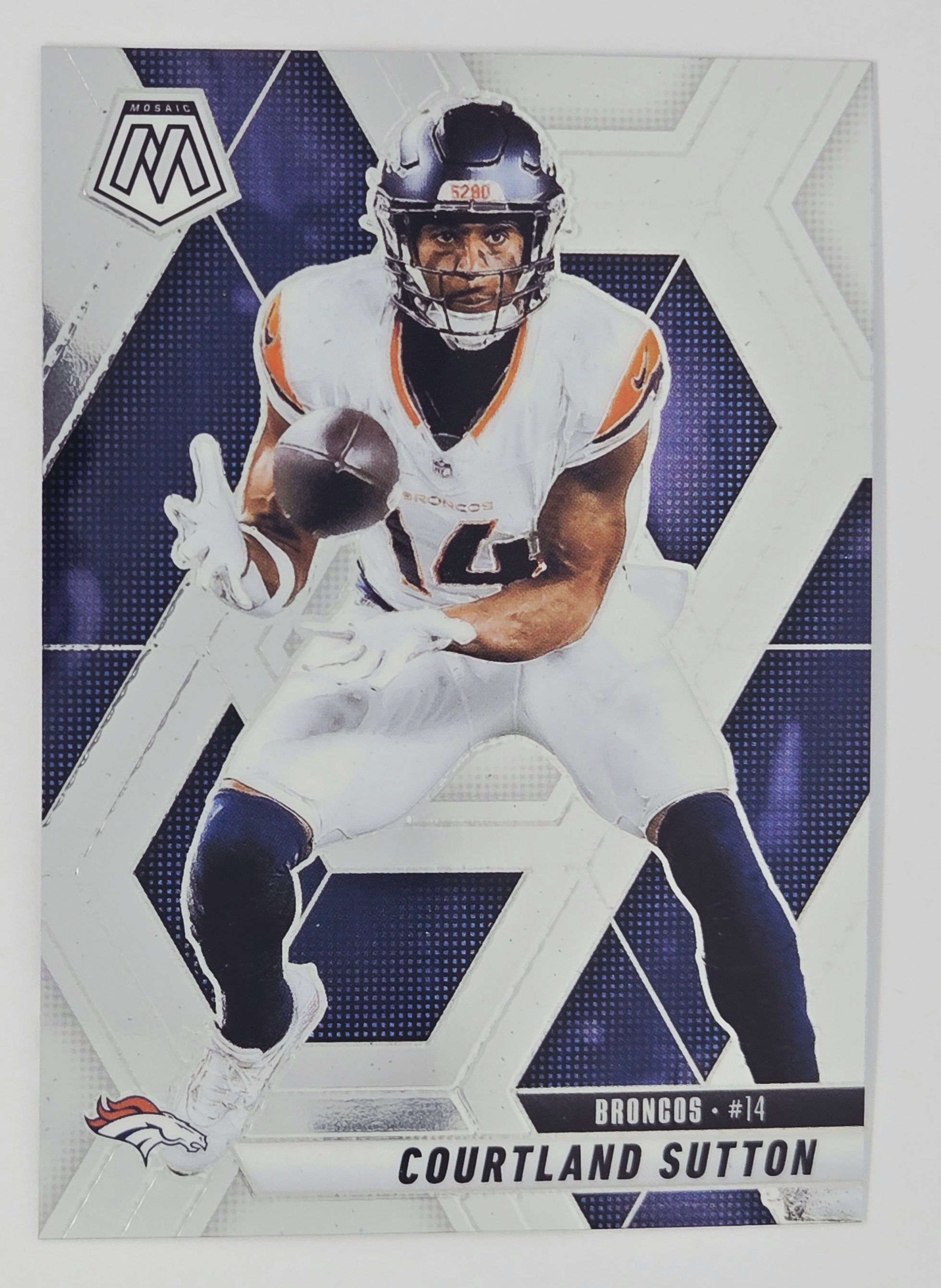 Courtland Sutton 2025 Panini Mosaic Football Card No 64 (DEN)
