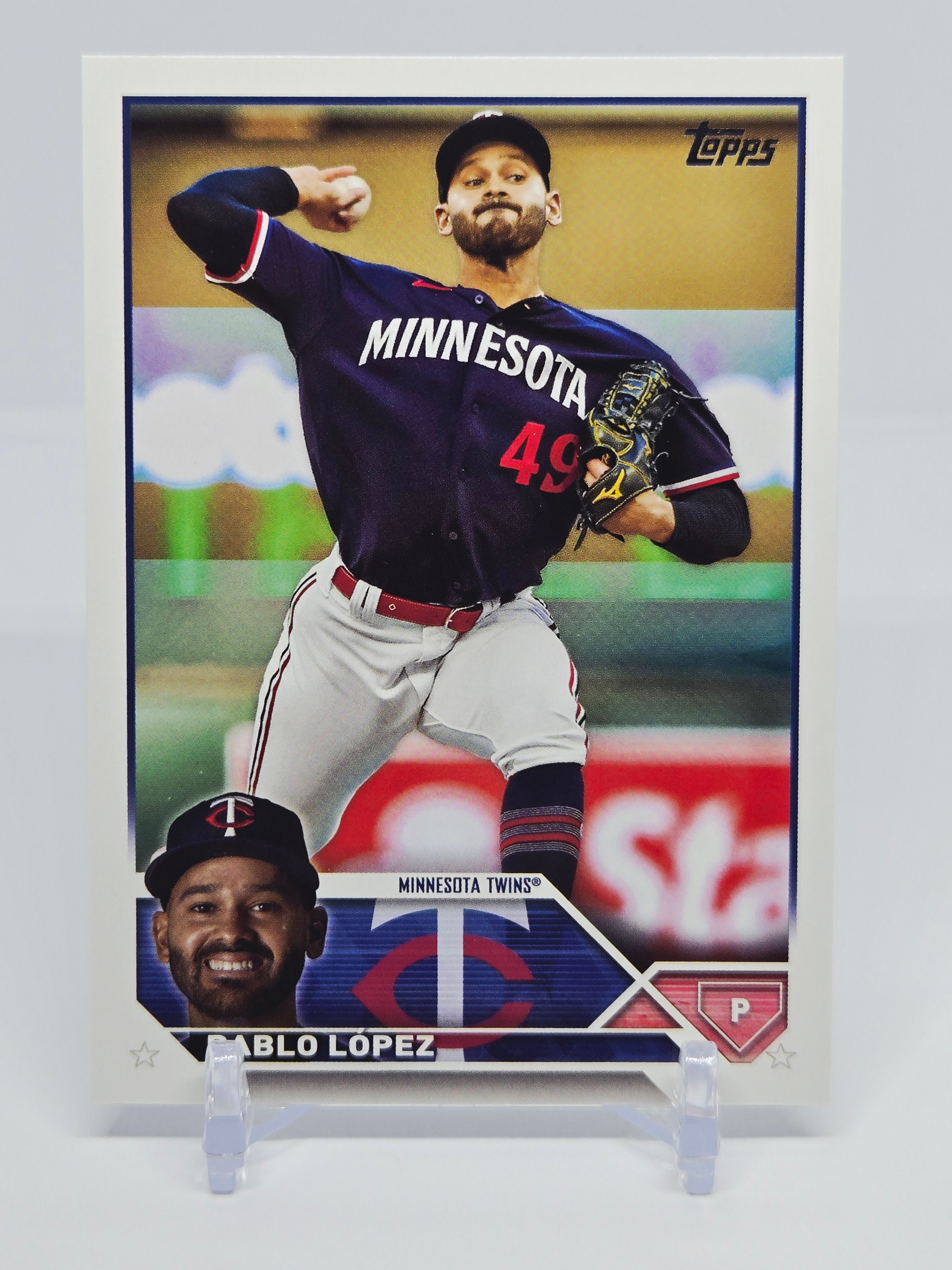 Pablo Lopez 2023 Topps Update Series Baseball Card No US117 (Twins)