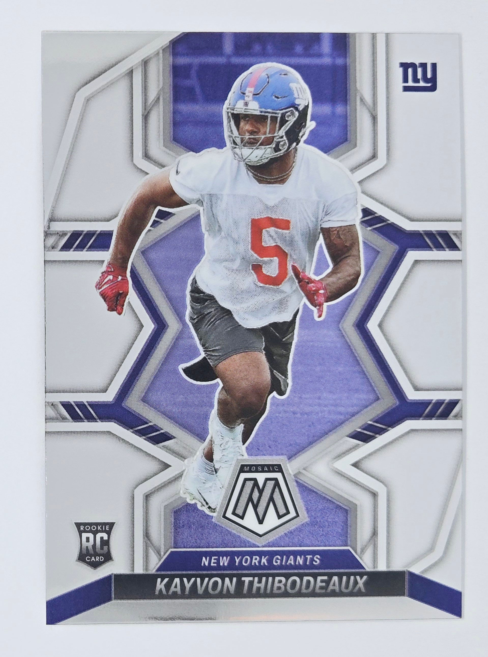 Kayvon Thibodeaux 2022 Panini Mosaic Football Rookie Card No 344 (NYG)