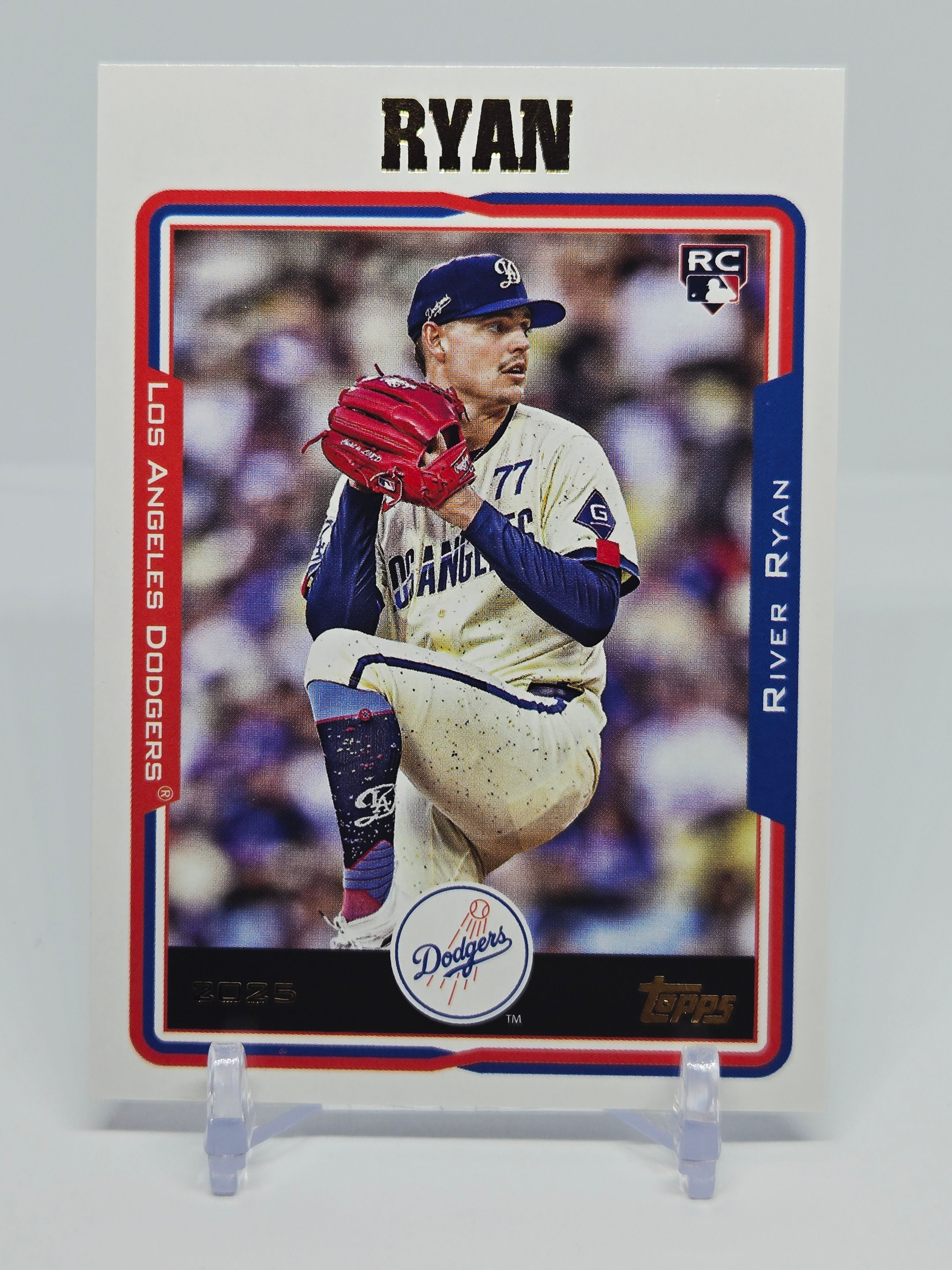River Ryan 2025 Topps Archives Baseball Rookie Card No 210 (LAD)