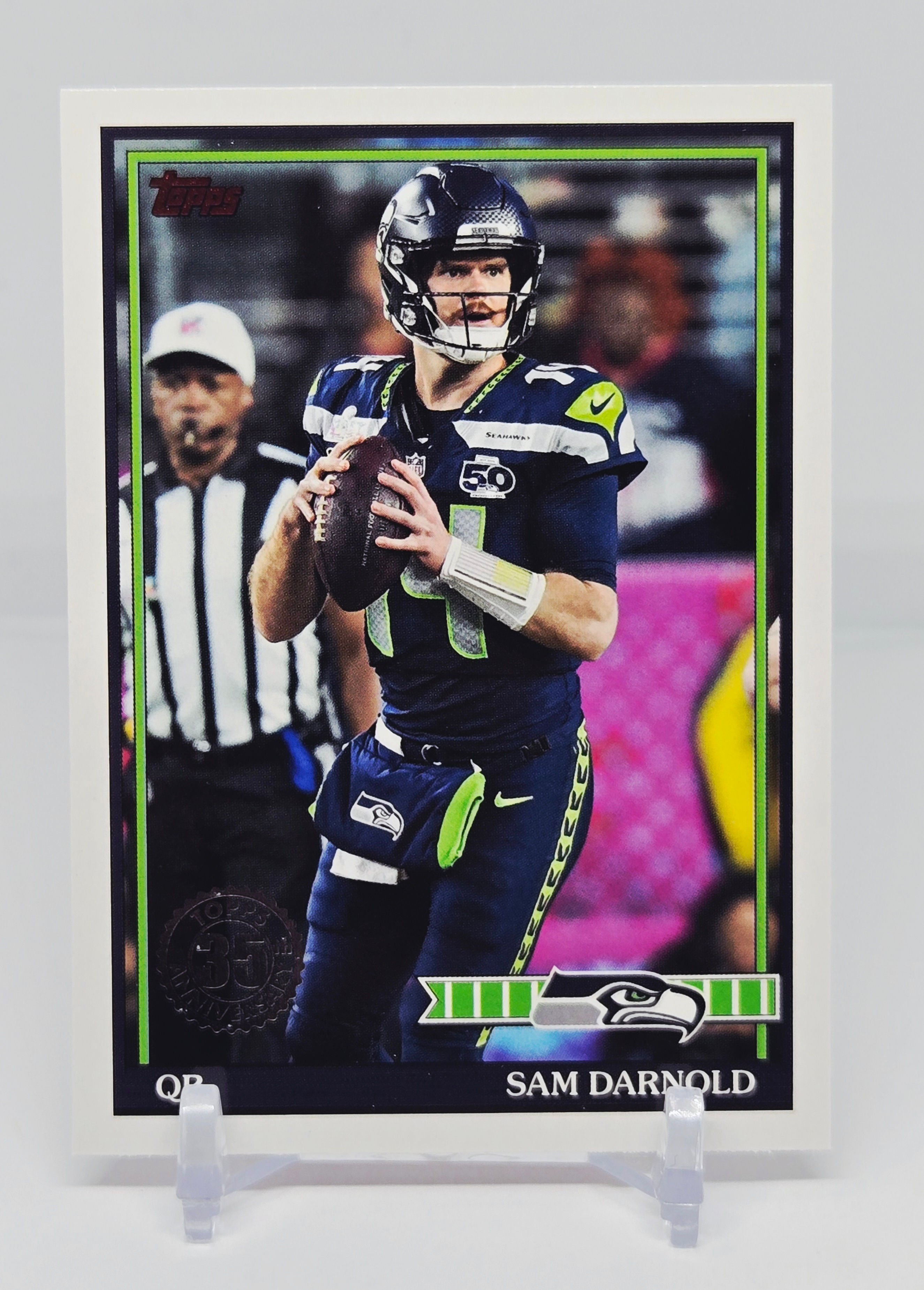 Sam Darnold 2026 Topps Flagship Football "1991 Topps" Insert No 91TF-50
