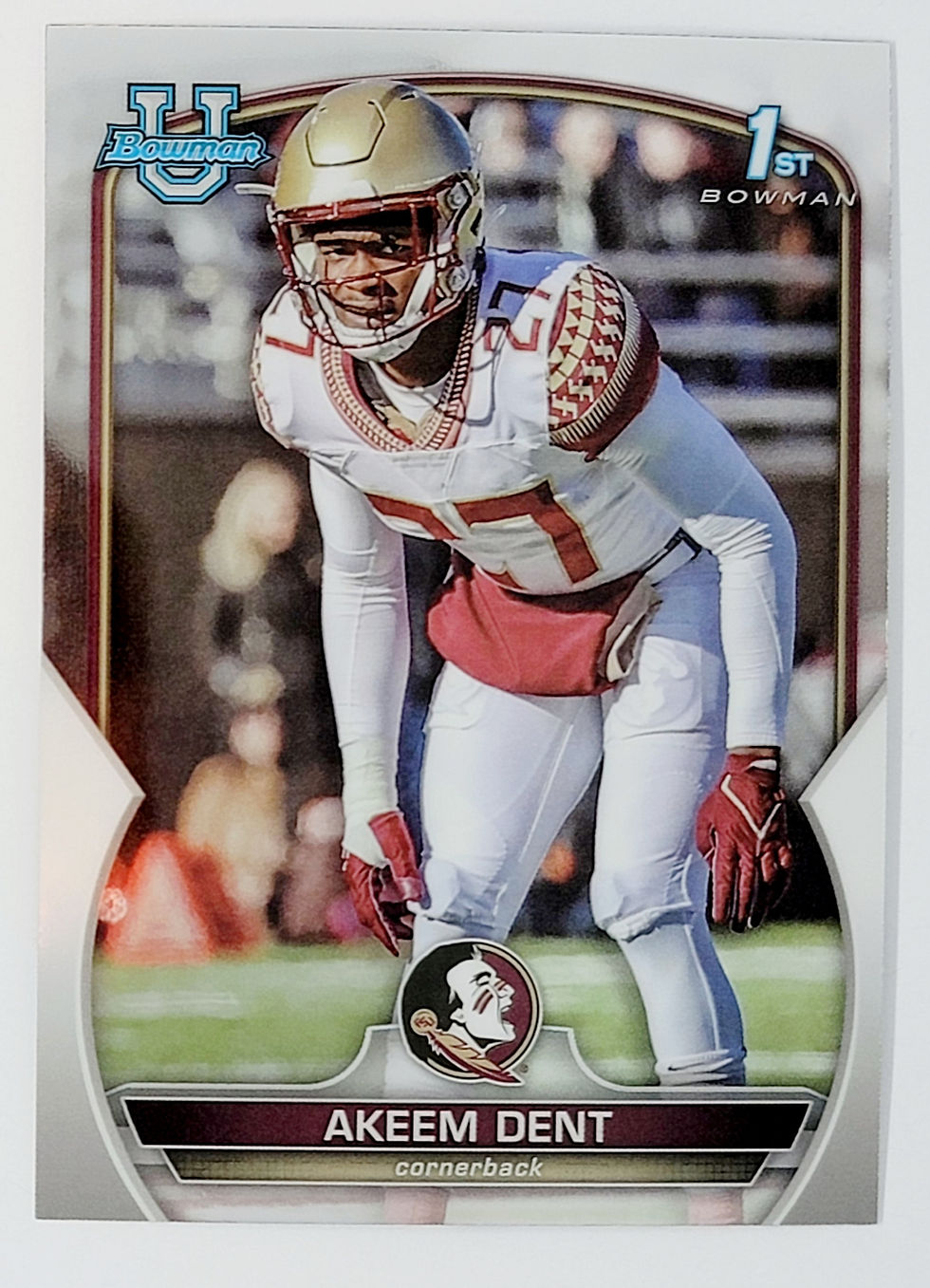 Thumbnail: 2022 Bowman University Chrome Football "1st Bowman" Cards 6 through 24