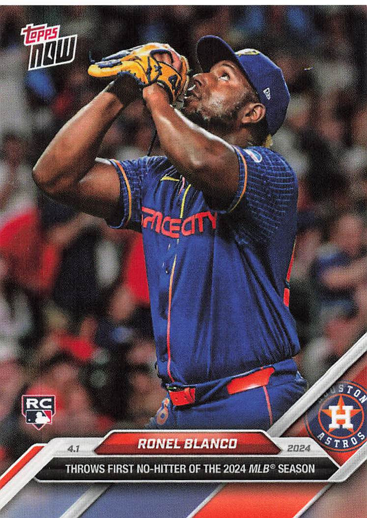 Ronel Blanco 2024 Topps Now Baseball Rookie Card No 30