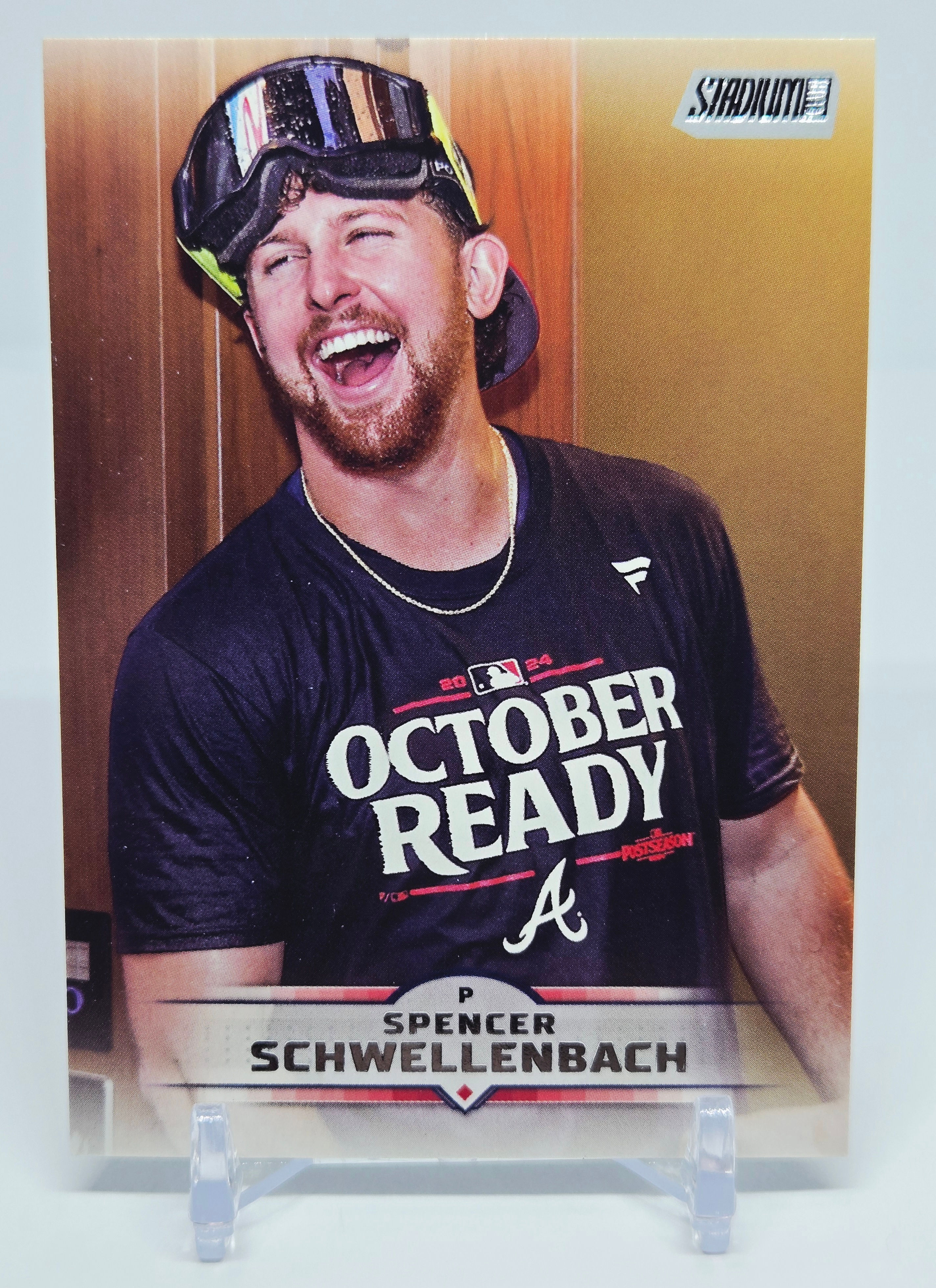 Spencer Schwellenbach 2025 Topps Stadium Club Baseball Card 93 (ATL)