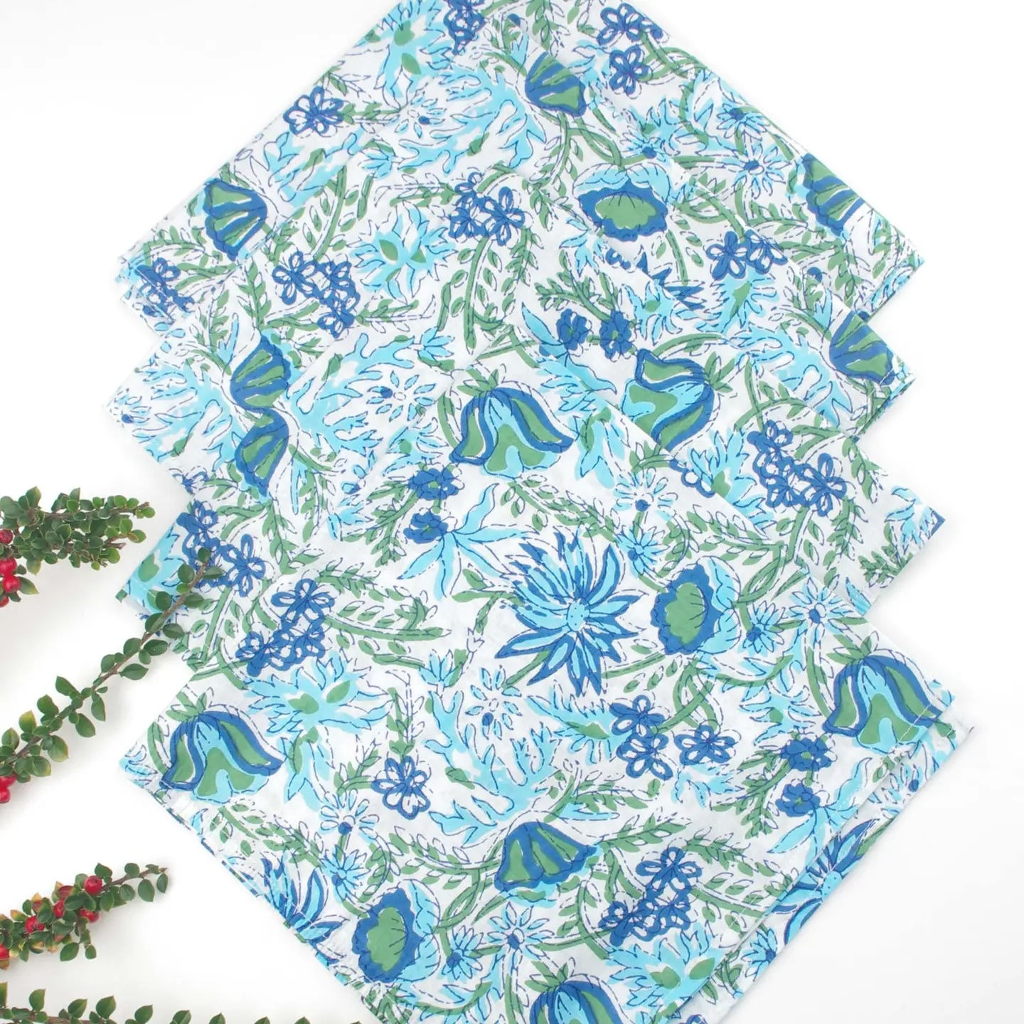 Cotton Napkin Moonlight Block Print