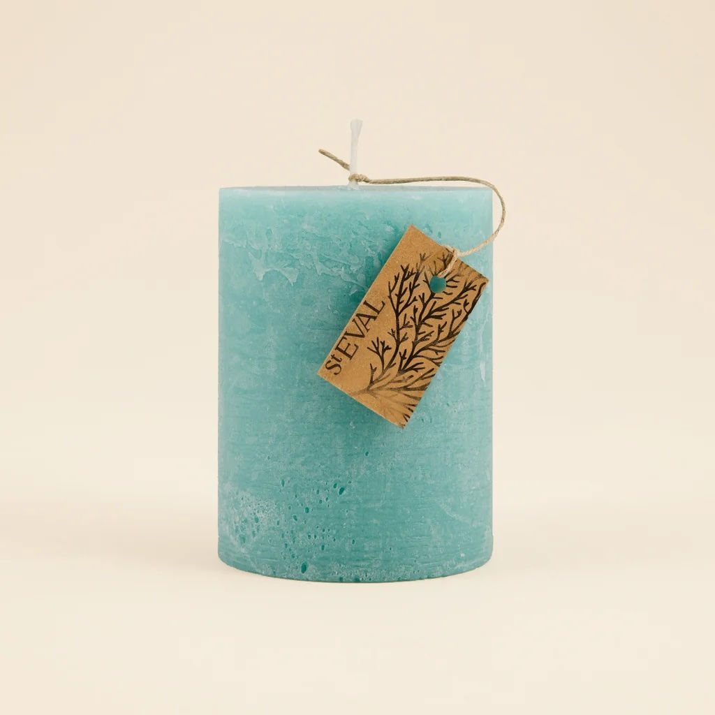 Sea Moss Driftwood  Pillar Candle by St Eval