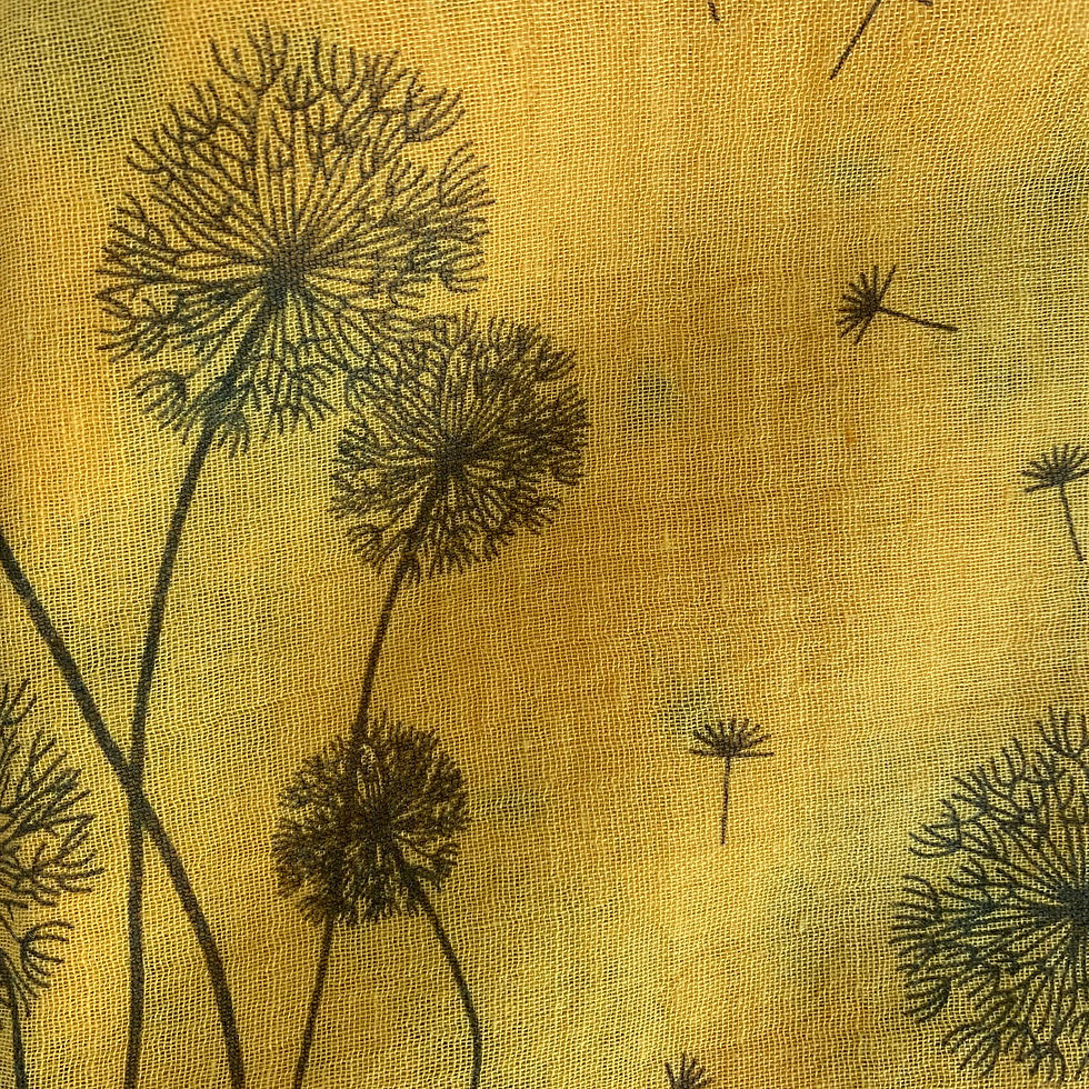 Thumbnail: Scarf  Seed Head Embroidery (Boxed)