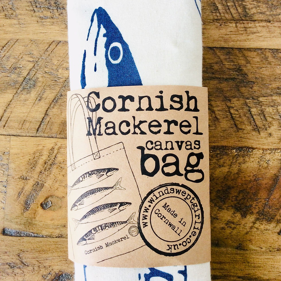 Thumbnail: Cornish Mackerel Tote Bag