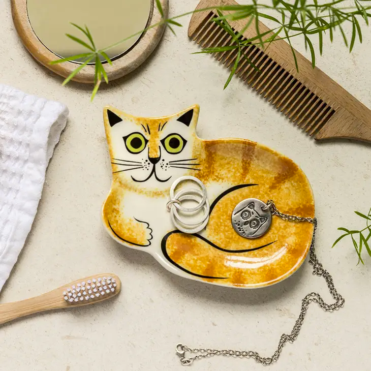 Thumbnail: Cat Trinket Dish by Hannah Turner