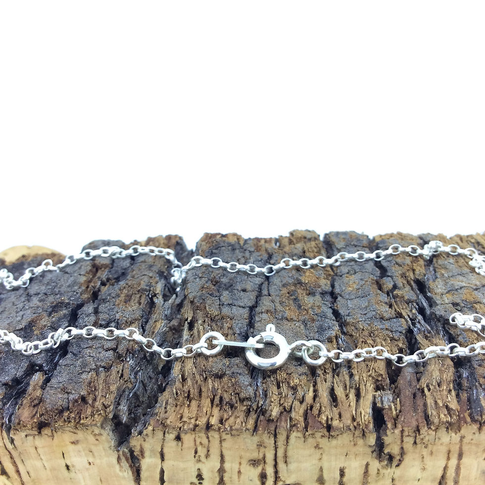 Thumbnail: Silver Floral Disc Pendant & Chain