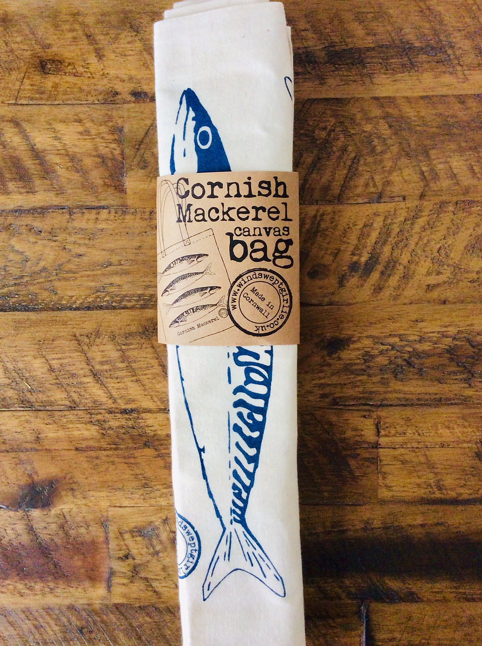 Thumbnail: Cornish Mackerel Tote Bag