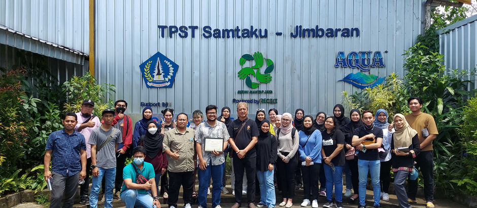 UiTM Malaysia learns Waste Management System in TPST Samtaku - Jimbaran, Bali