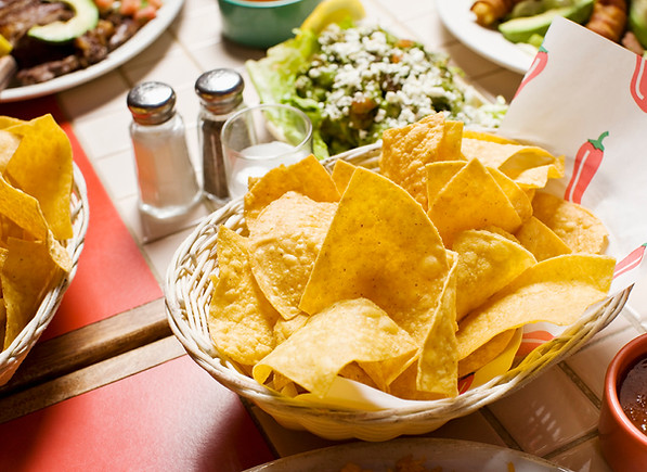 Tortilla chips na cesta 