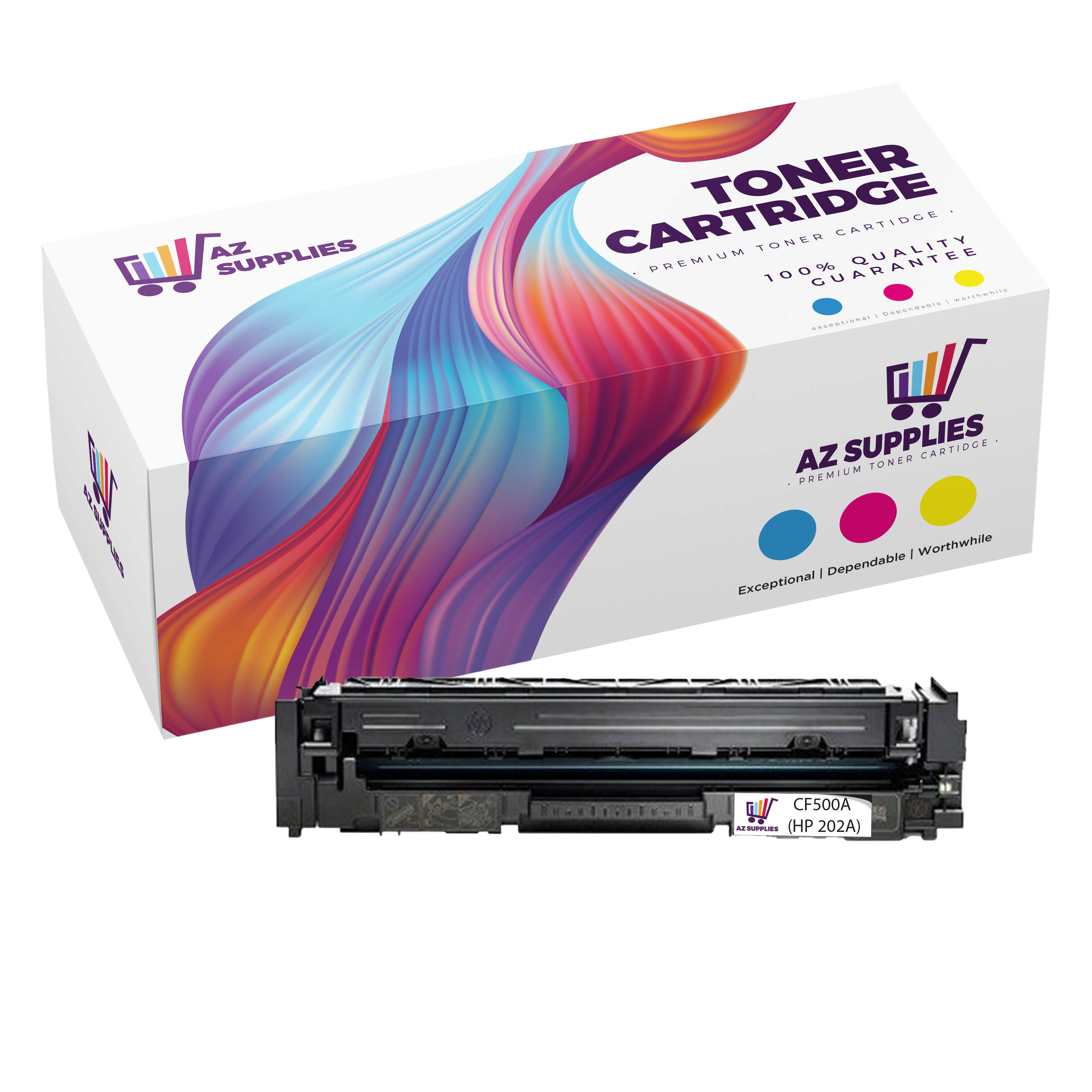 HP CF500A HP 202A Black Compatible Toner Cartridge