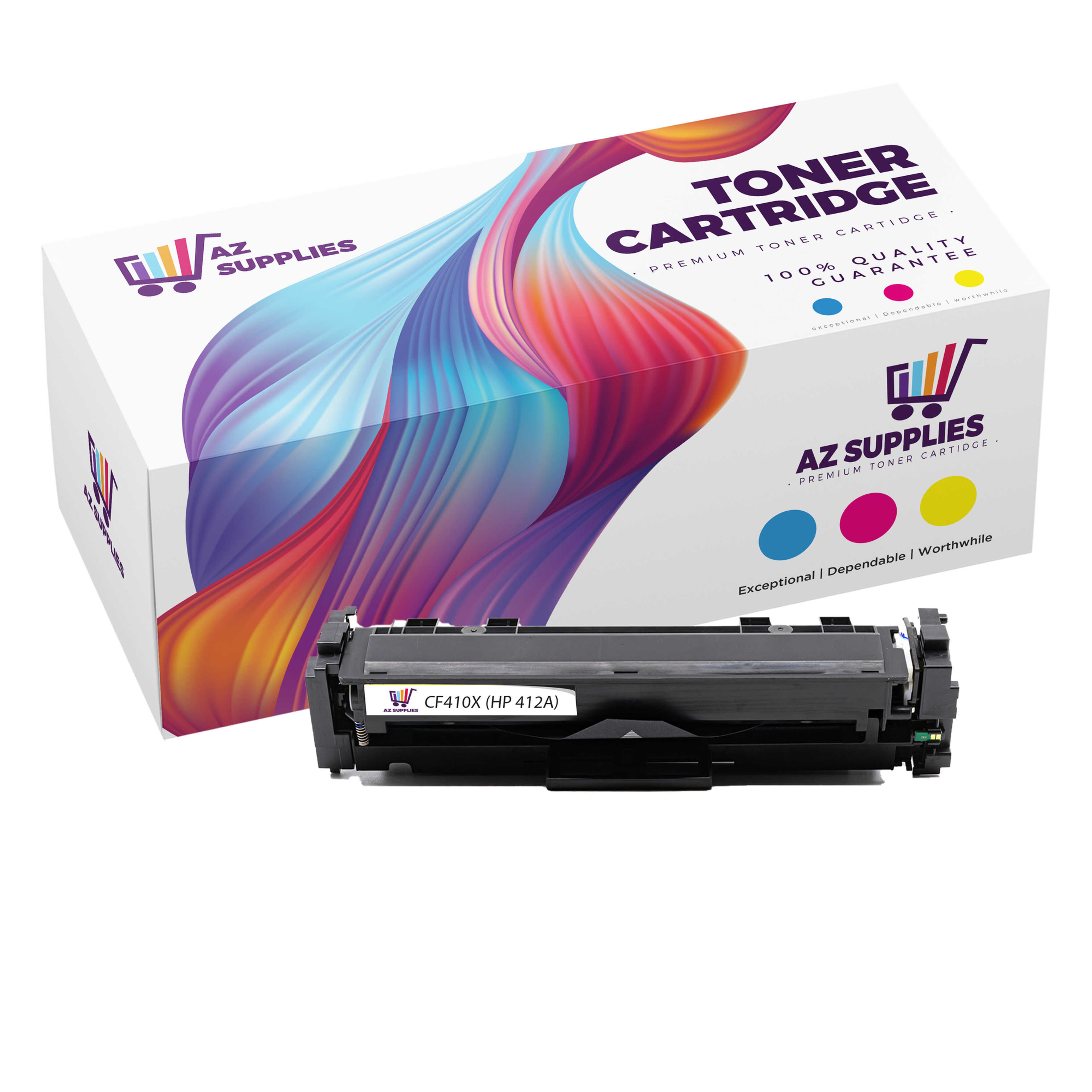 HP CF410X (HP 412A) Yellow Compatible Toner Cartridge