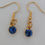 Thumbnail: Crystal Dot Charm Earrings 