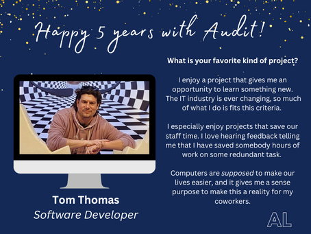 Happy Work Anniversary, Tom Thomas!