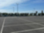 Commercial parking lot that is clean after lot sweeping