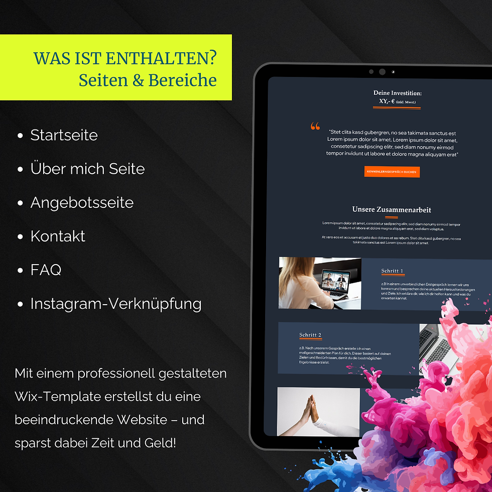 Miniaturbild: Black & Dominant Design für Live- und Business-Coaching