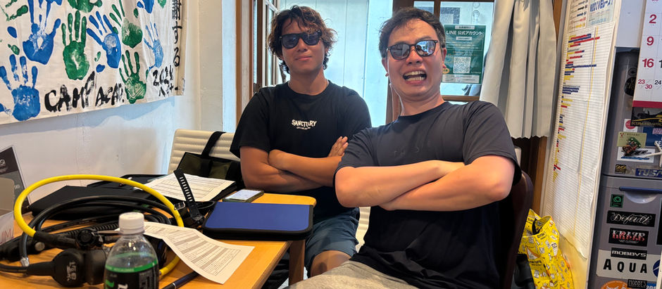 ダイブマスターコース海洋!