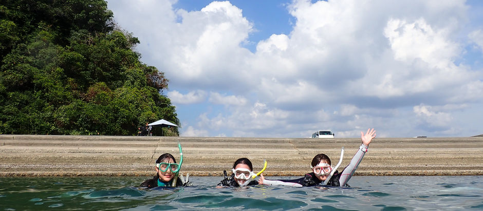 透明度復活!秋らしい海へ!