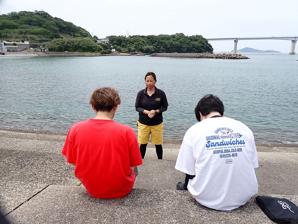 ライセンス取得の海洋講習説明