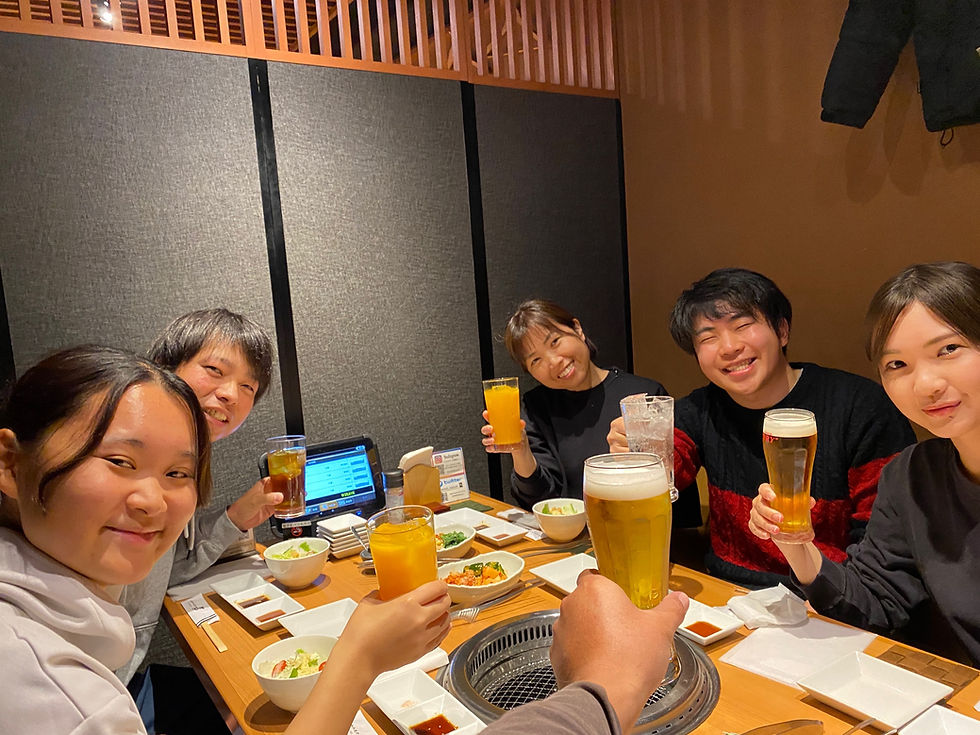 レスキューダイバー認定のみんなで打ち上げ会!