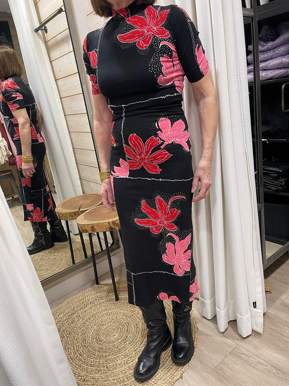 Robe Quebec fleurs Desigual