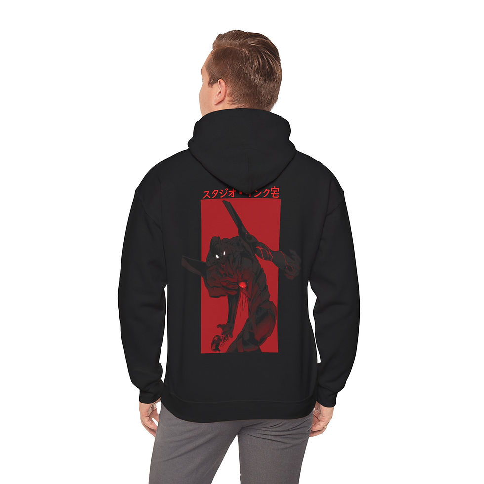 Thumbnail: Angry Robo Mommy-Unisex Heavy Blend Hoodie
