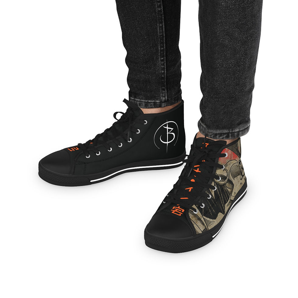 Thumbnail: Vroom Vroom Man-Mens High Top Sneakers