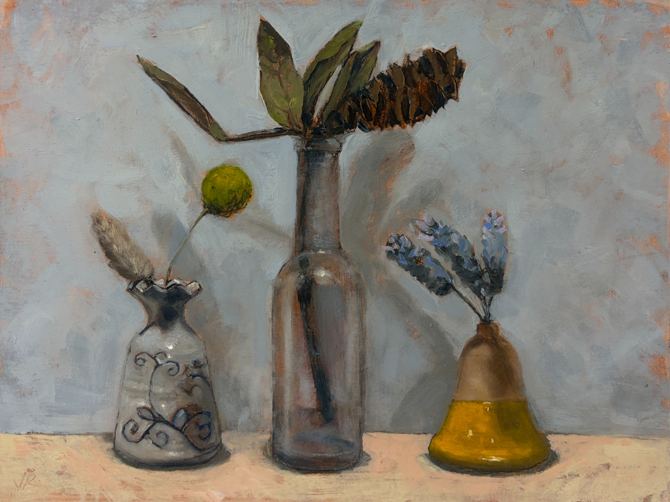 'Lavender and banksia pod'