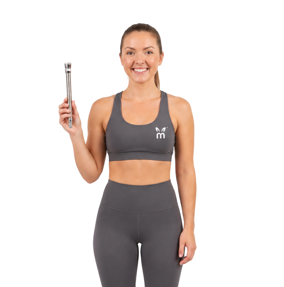 Woman holding long Clic Loc™ Bendable Extension Rod
