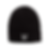Black beanie hat with a white Clic Loc logo on the cuff.