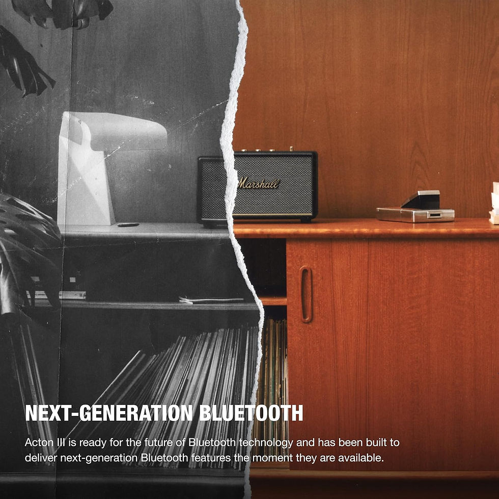 Thumbnail: Marshall Acton III Bluetooth Home Speaker, Black