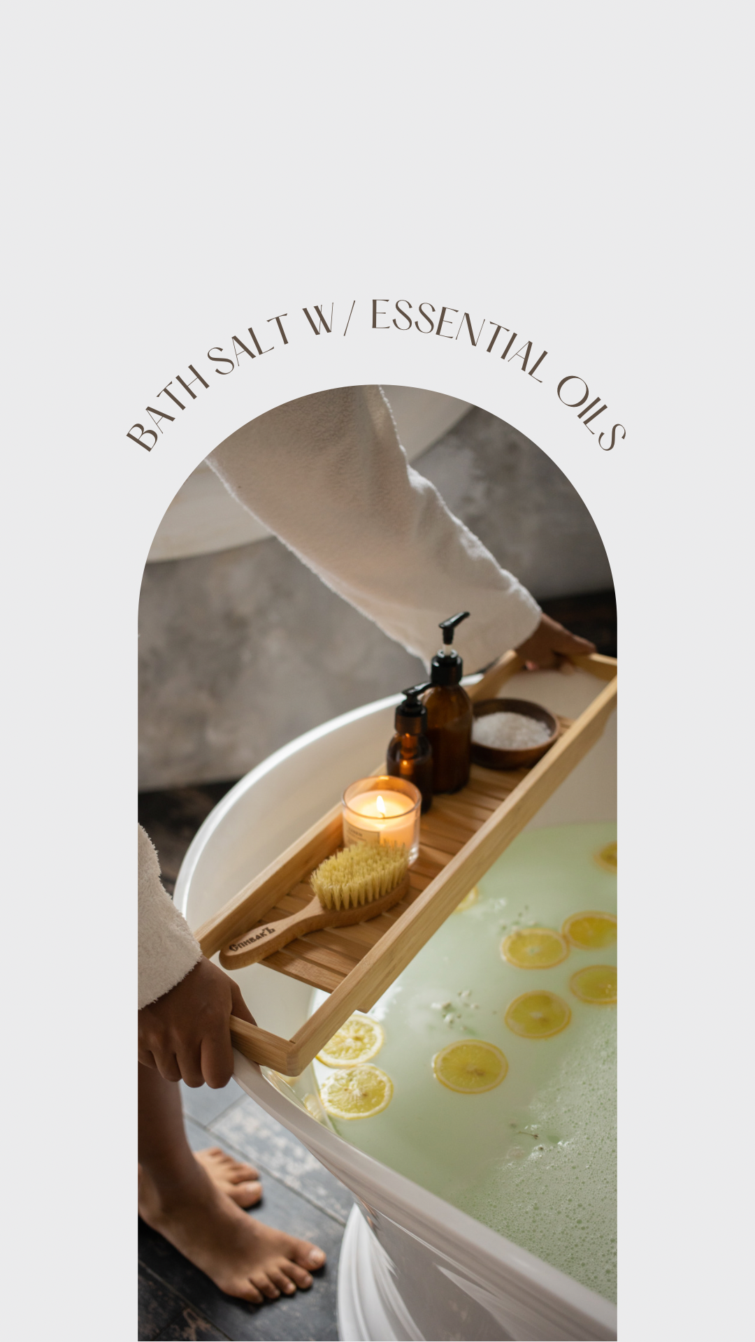 Bath Salt w/ non toxic essential oils