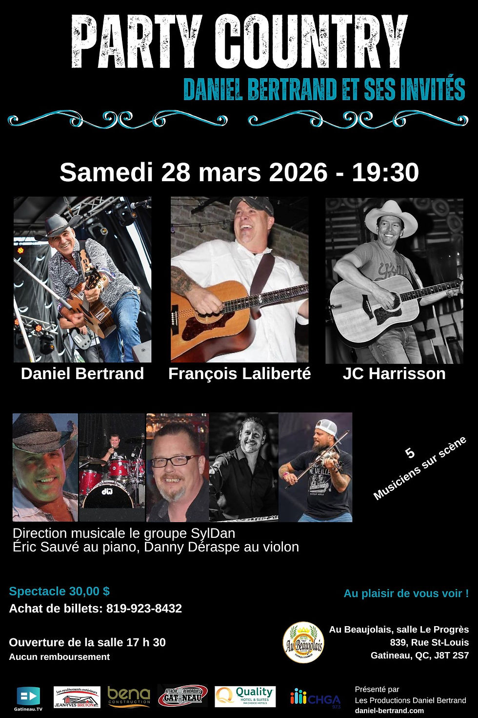 Party Country Daniel Bertrand et ses invités