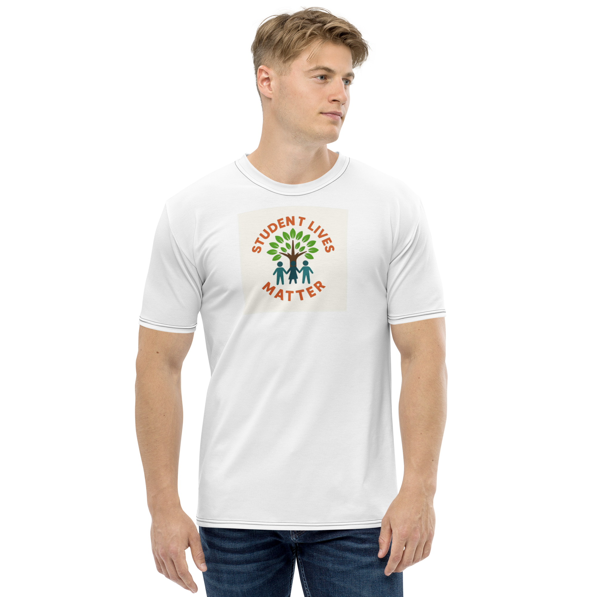 All-Over Print Men's Crew Neck T-Shirt